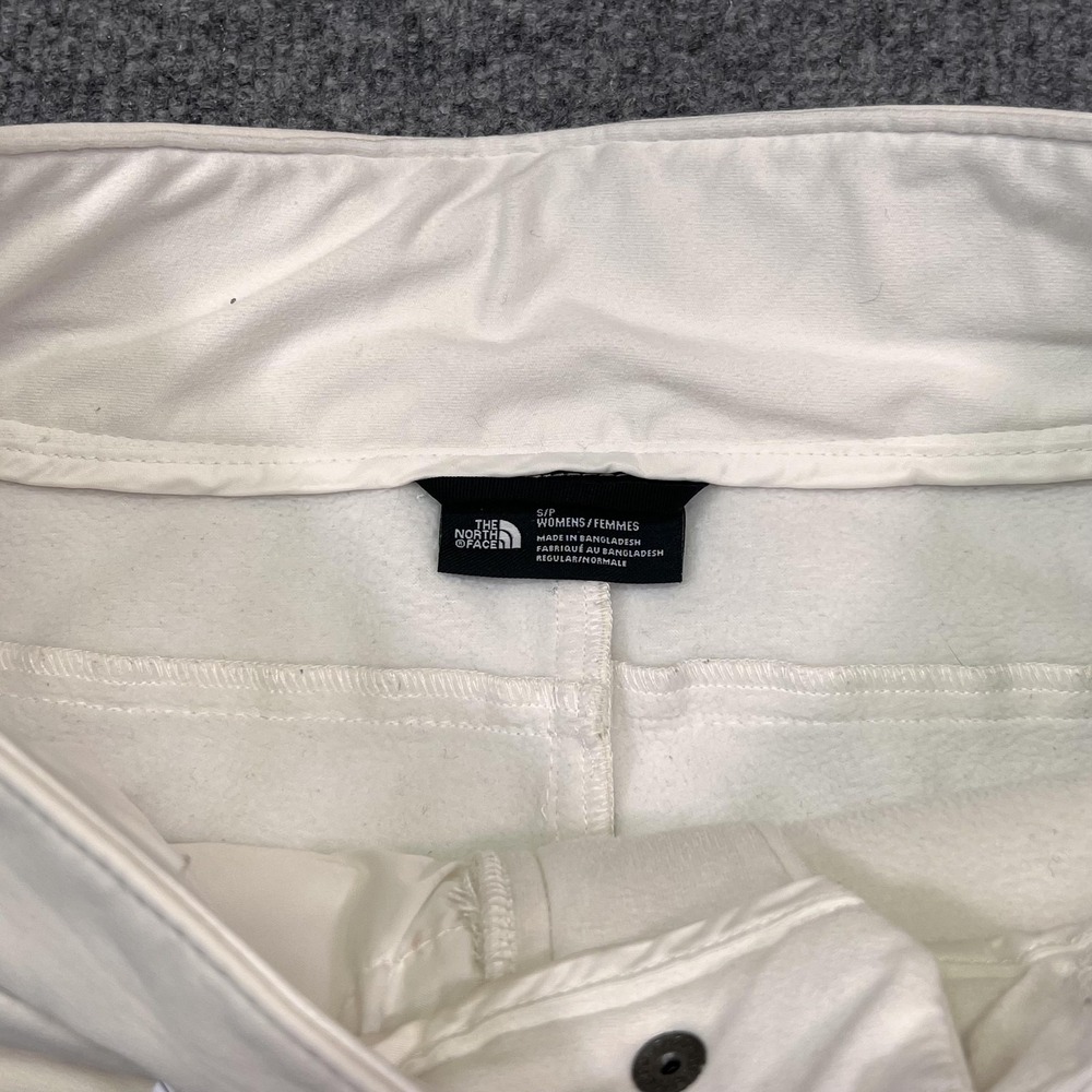 The North Face Snow Pants Womens S White WindWall Softshell Lined Ski Snowboard - Picture 6 of 12